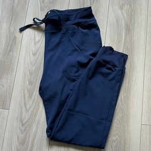 Navy Blue Heartsoul Jogger Scrub Pants